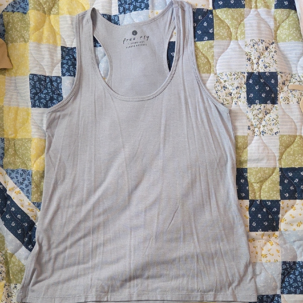 Free Fly Apparel Women's Tank Top in Light Gray